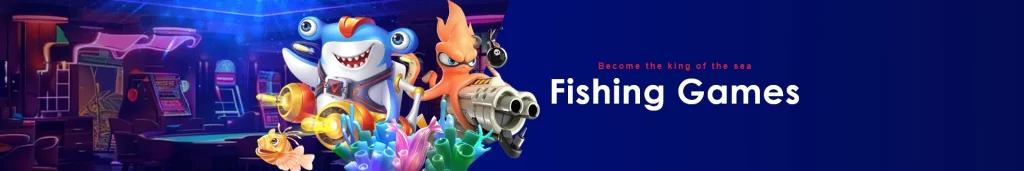 PHPOPULAR ocean-themed fishing game screen with shooting mechanics and coin rewards